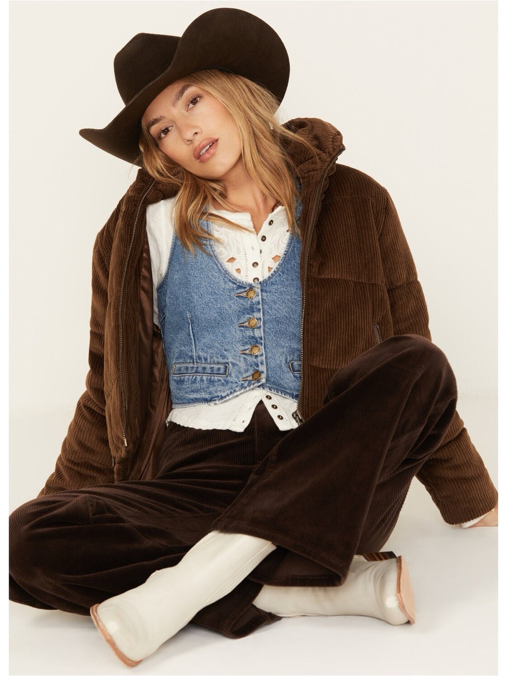 Cleo + Wolf Corduroy Jacket - Picture 3 of 5